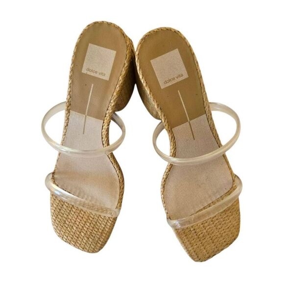 Dolce Vita Womens Halsty Heeled Ivory Sandal Size 9 - Picture 2 of 10